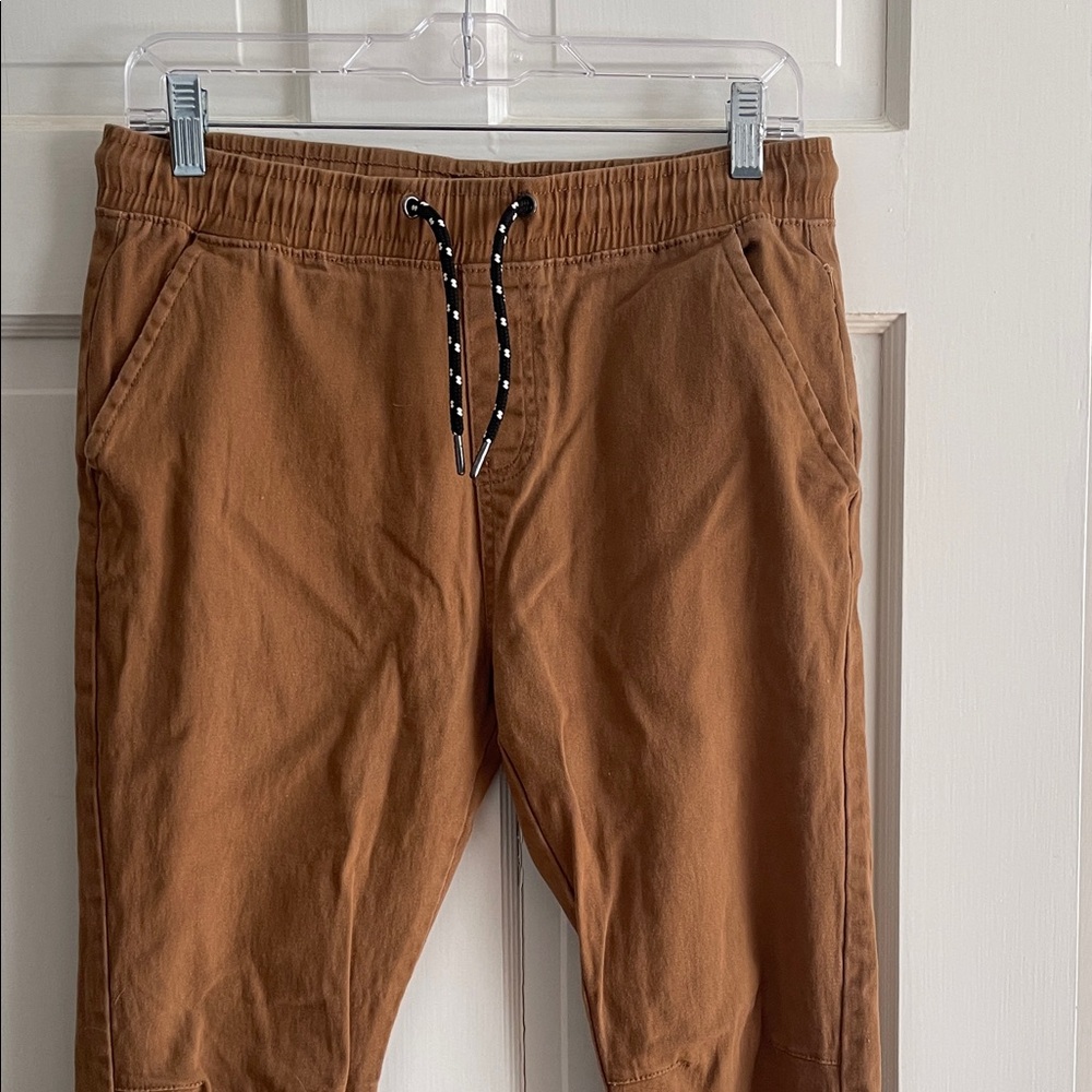 Brown joggers juniors size medium